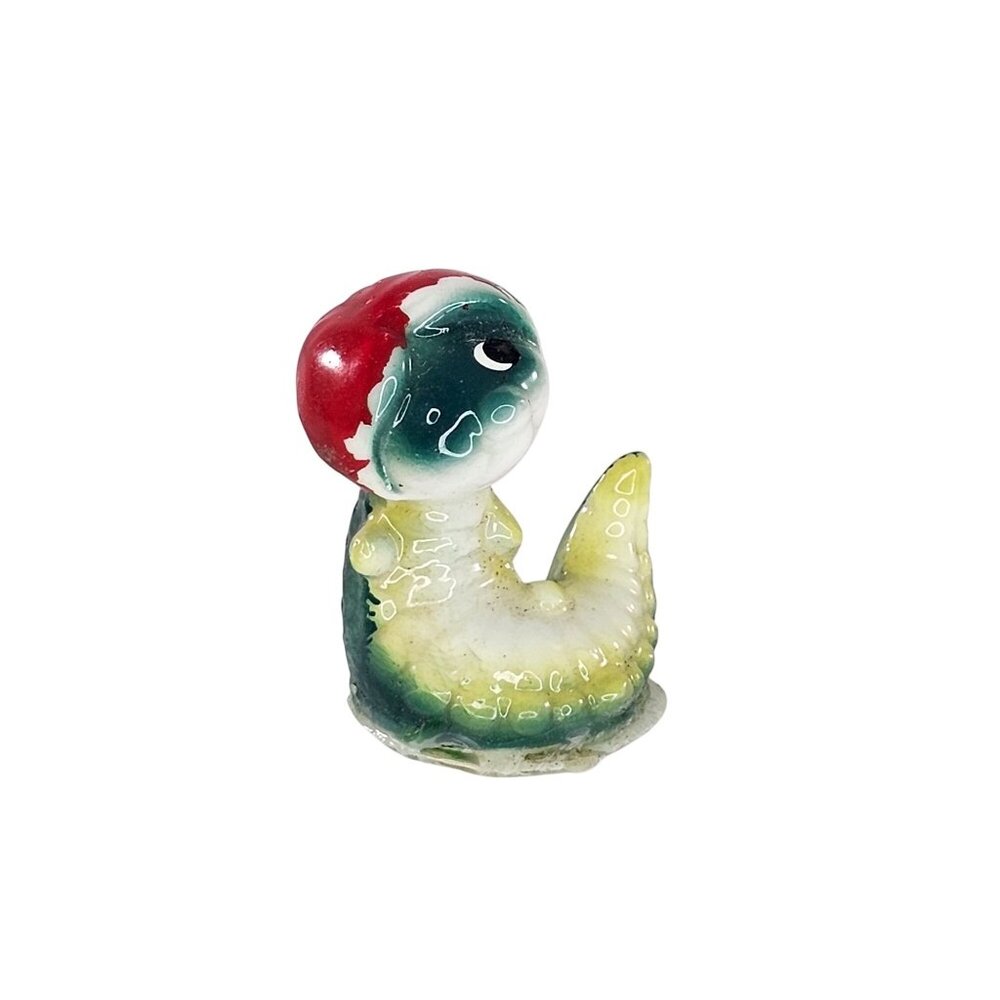 Vintage Bone China Caterpillar Worm Miniature Figurine